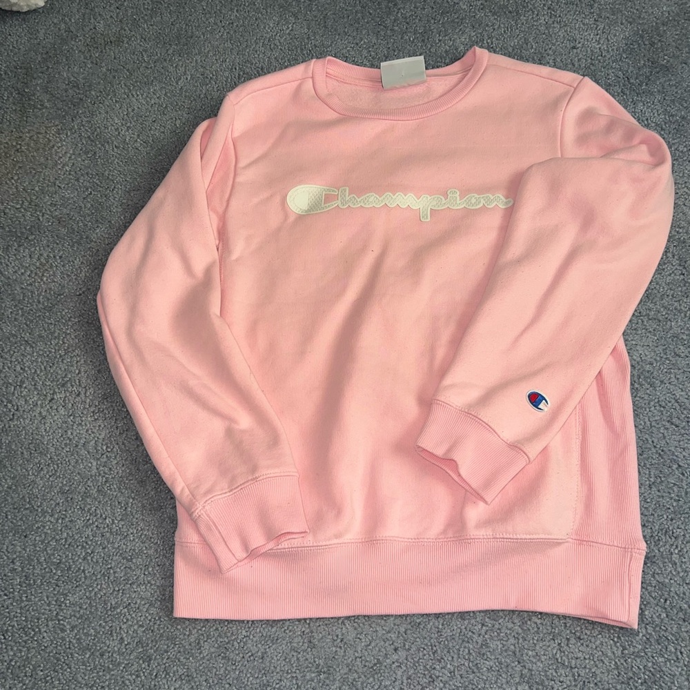 Pink champion hoodie